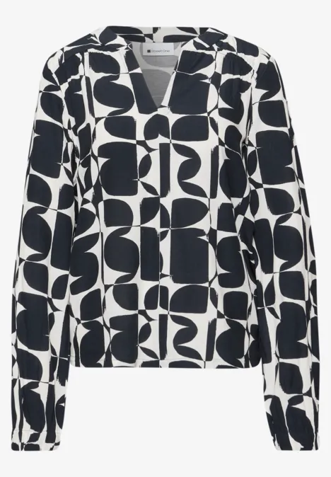 Gemustertes Shirt shadowed navy Gemustertes Shirt shadowed navy