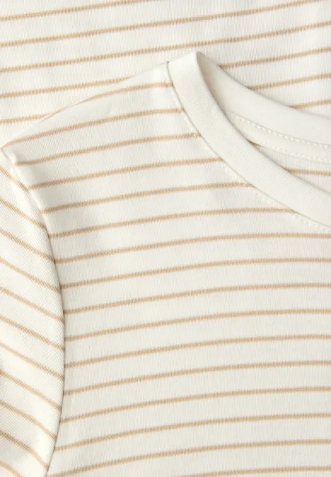 Gestreept shirt off white