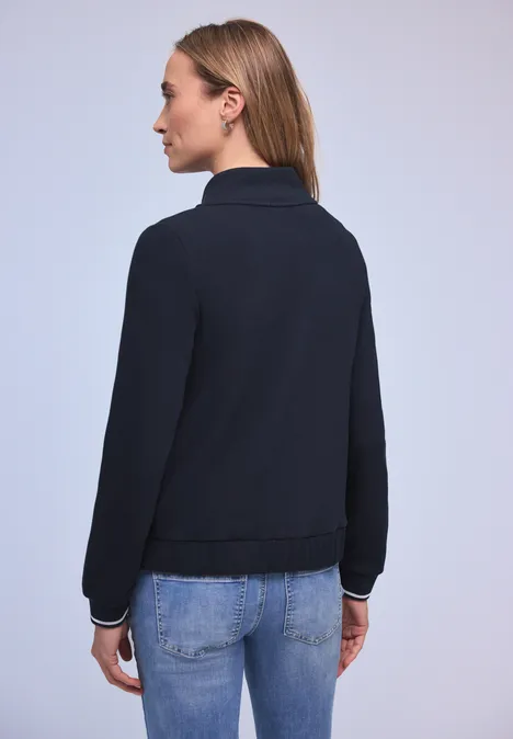 Zipper Jacke shadowed navy