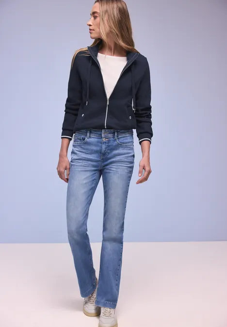 Zipper Jacke shadowed navy