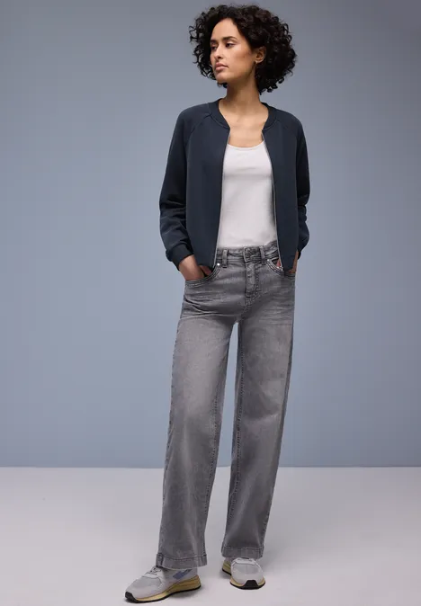 Gemusterte Jacke shadowed navy