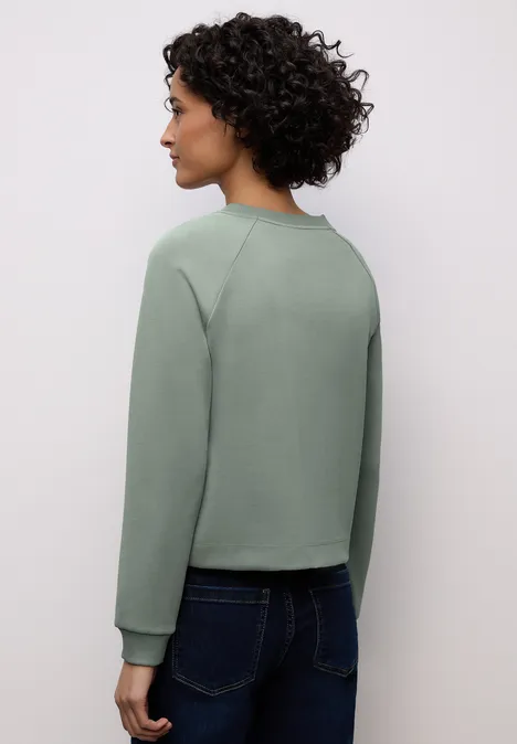 Gemusterte Jacke dark mint green