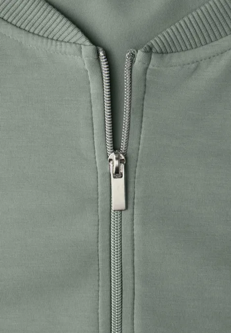 Gemusterte Jacke dark mint green