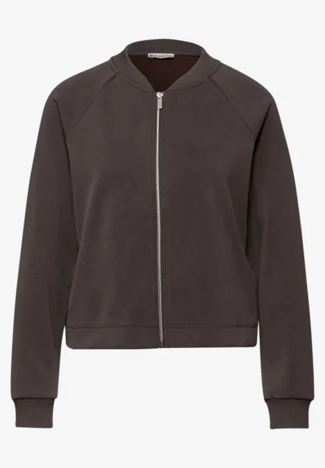 Gemusterte Jacke molten earth