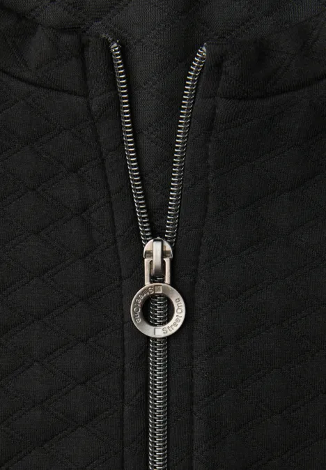 Zipper Jacke Black Zipper Jacke Black