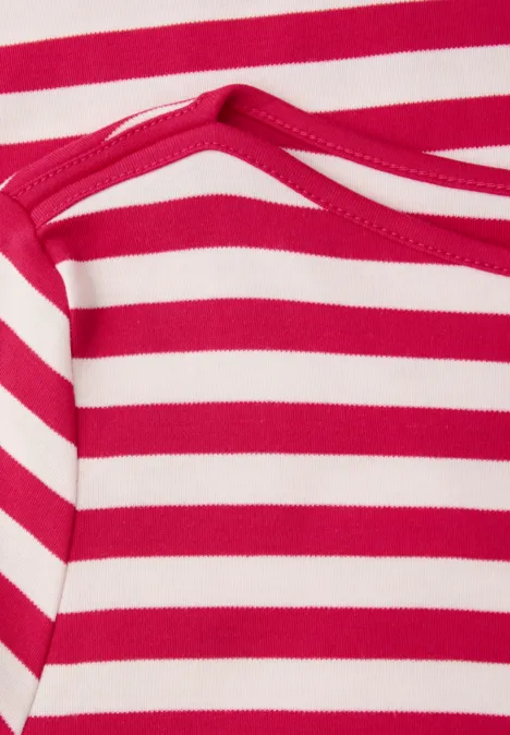 Gestreept shirt power berry