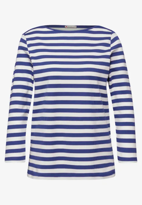 Gestreept shirt amparo blue