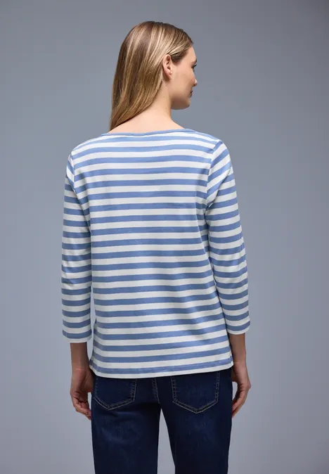 Gestreiftes Shirt bonnet blue