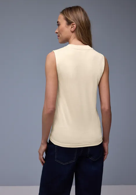 Basis top smoke beige