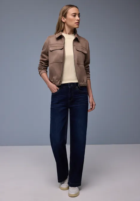 Basis top smoke beige