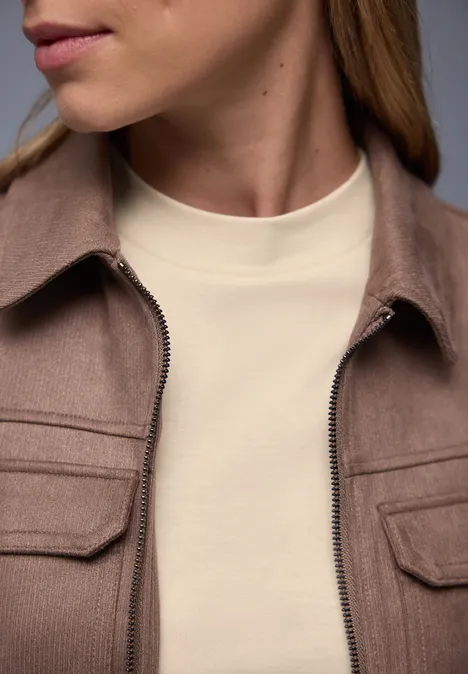 Basis top smoke beige