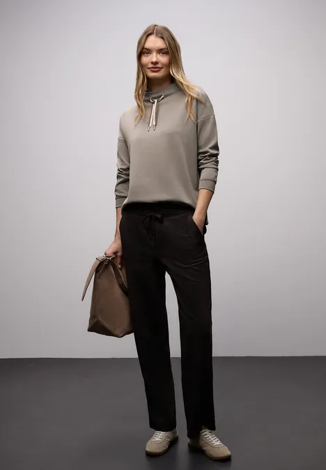 Koszulka w jednolitym kolorze light terra mocha