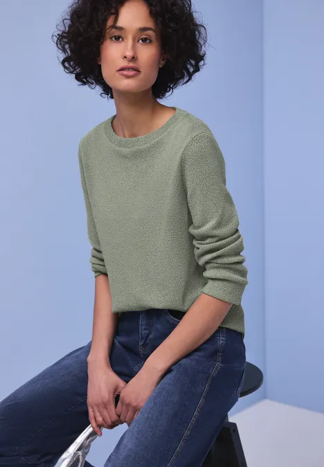 Koszulka w jednolitym kolorze dark mint green