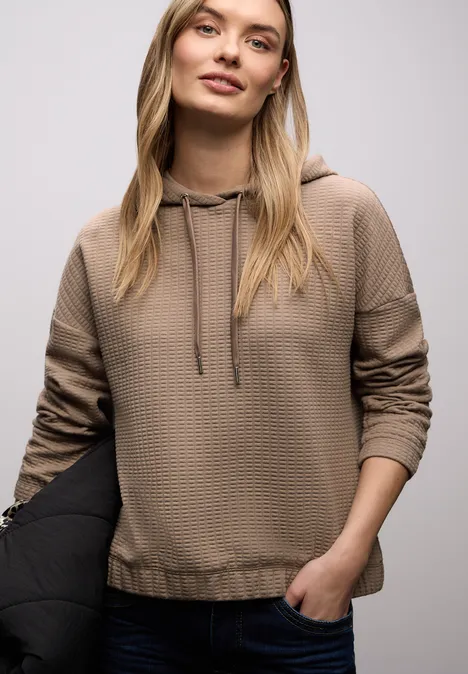 Hoodie Shirt light terra mocha