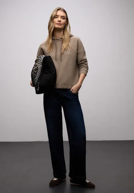 Hoodie Shirt light terra mocha