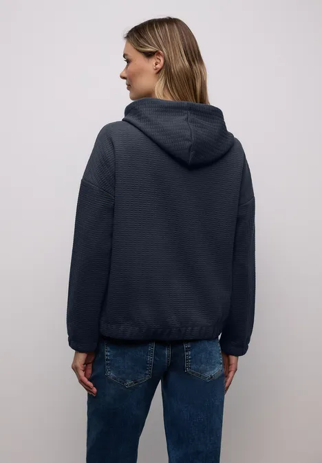 Hoodie Shirt shadowed navy