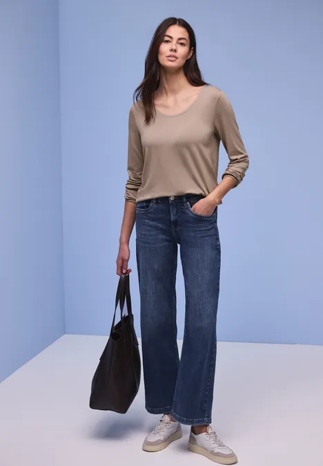 T-shirt de base light terra mocha