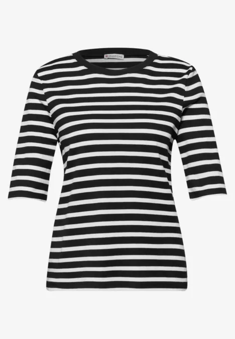 T-shirt à rayures Black