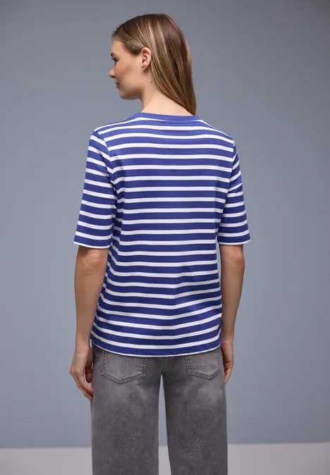 Gestreiftes Shirt amparo blue