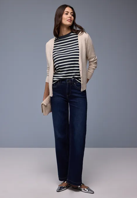 Gestreiftes Shirt shadowed navy Gestreiftes Shirt shadowed navy