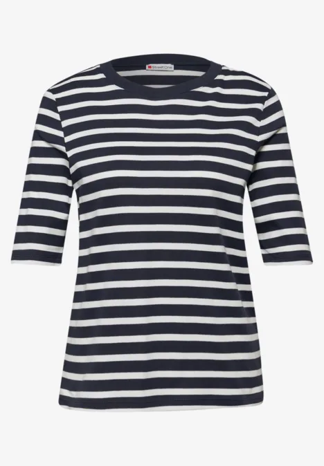 Gestreiftes Shirt shadowed navy Gestreiftes Shirt shadowed navy