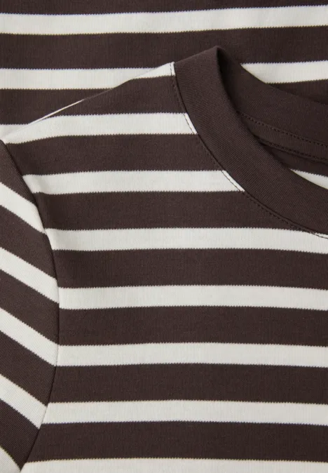 Gestreiftes Shirt molten earth