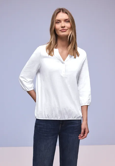 Shirt im Tunika-Look White