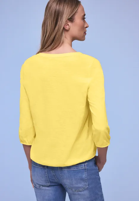 Shirt im Tunika-Look bloom yellow