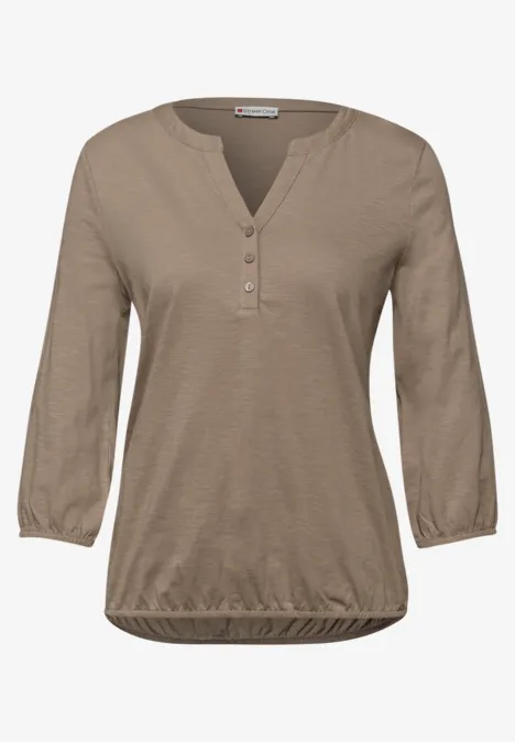 Shirt im Tunika-Look light terra mocha