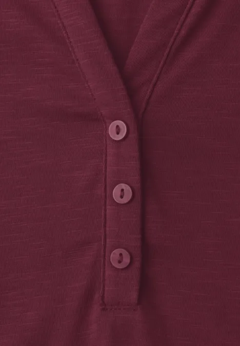 Shirt im Tunika-Look truffle red