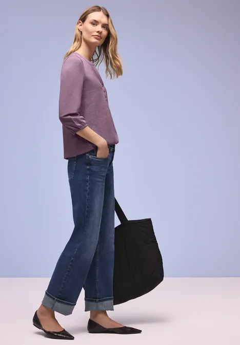 Shirt im Tunika-Look bright berry