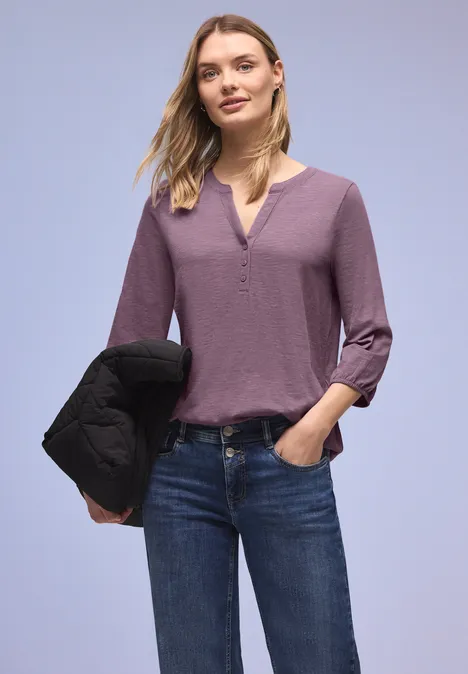 Shirt im Tunika-Look bright berry