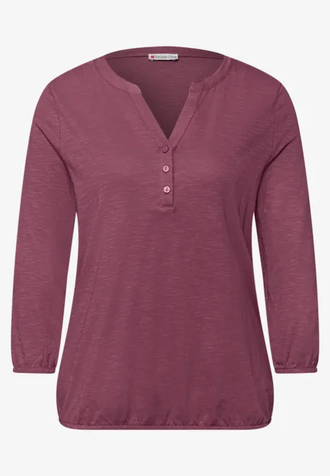 T-shirt au look tunique dark clouded blush