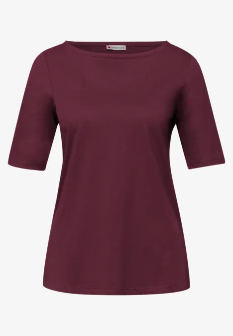 T-shirt basique en pack de 2 black/truffle red