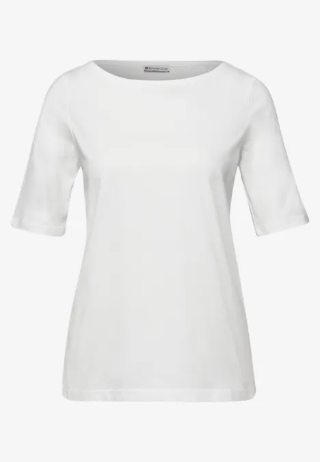 Basic Shirt in een 2-pack off white/light terra mocha