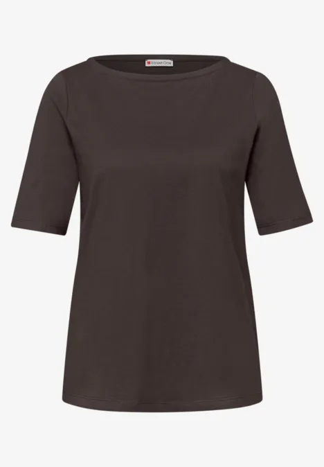 T-shirt de base espresso brown