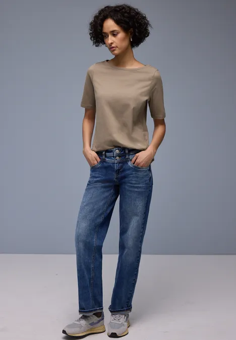 Basic T-Shirt light terra mocha