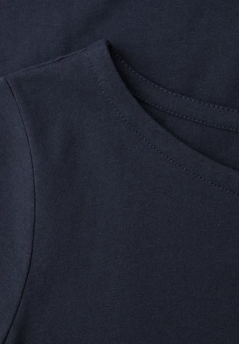 Basic T-Shirt shadowed navy