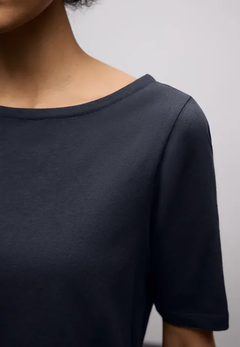 Basic T-Shirt shadowed navy