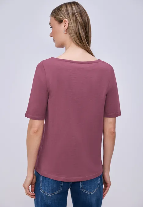 Basic Shirt dark clouded blush
