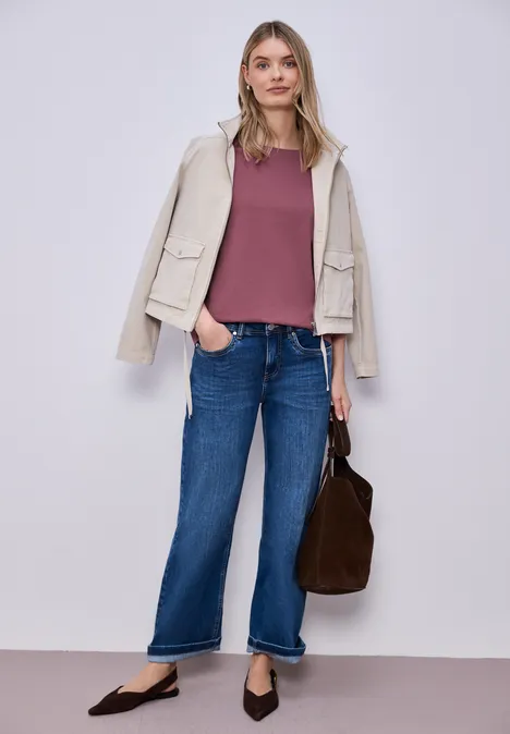 Basic Shirt dark clouded blush