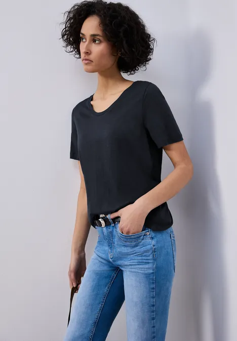 T-shirt de base shadowed navy