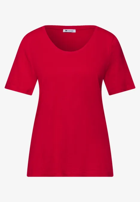 T-shirt de base salsa red