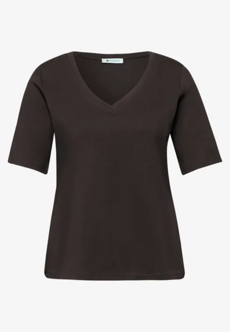 Basic T-Shirt espresso brown Basic T-Shirt espresso brown