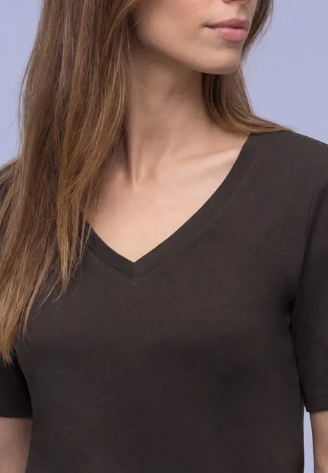 Basic T-Shirt espresso brown Basic T-Shirt espresso brown