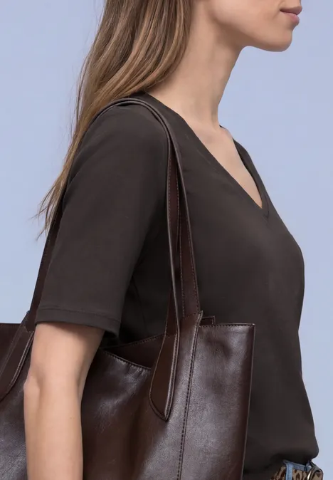 Basic T-Shirt espresso brown Basic T-Shirt espresso brown