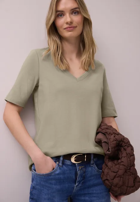 T-shirt de base timeless beige