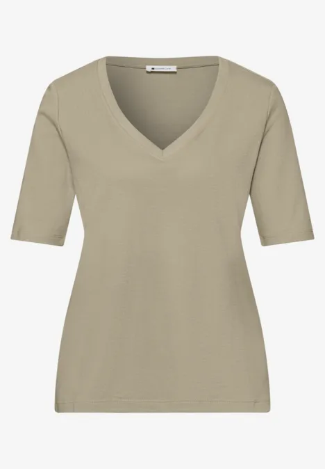 T-shirt de base timeless beige