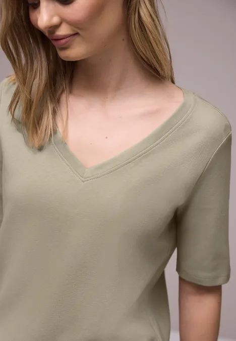 T-shirt de base timeless beige