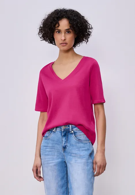 T-shirt de base magenta dream